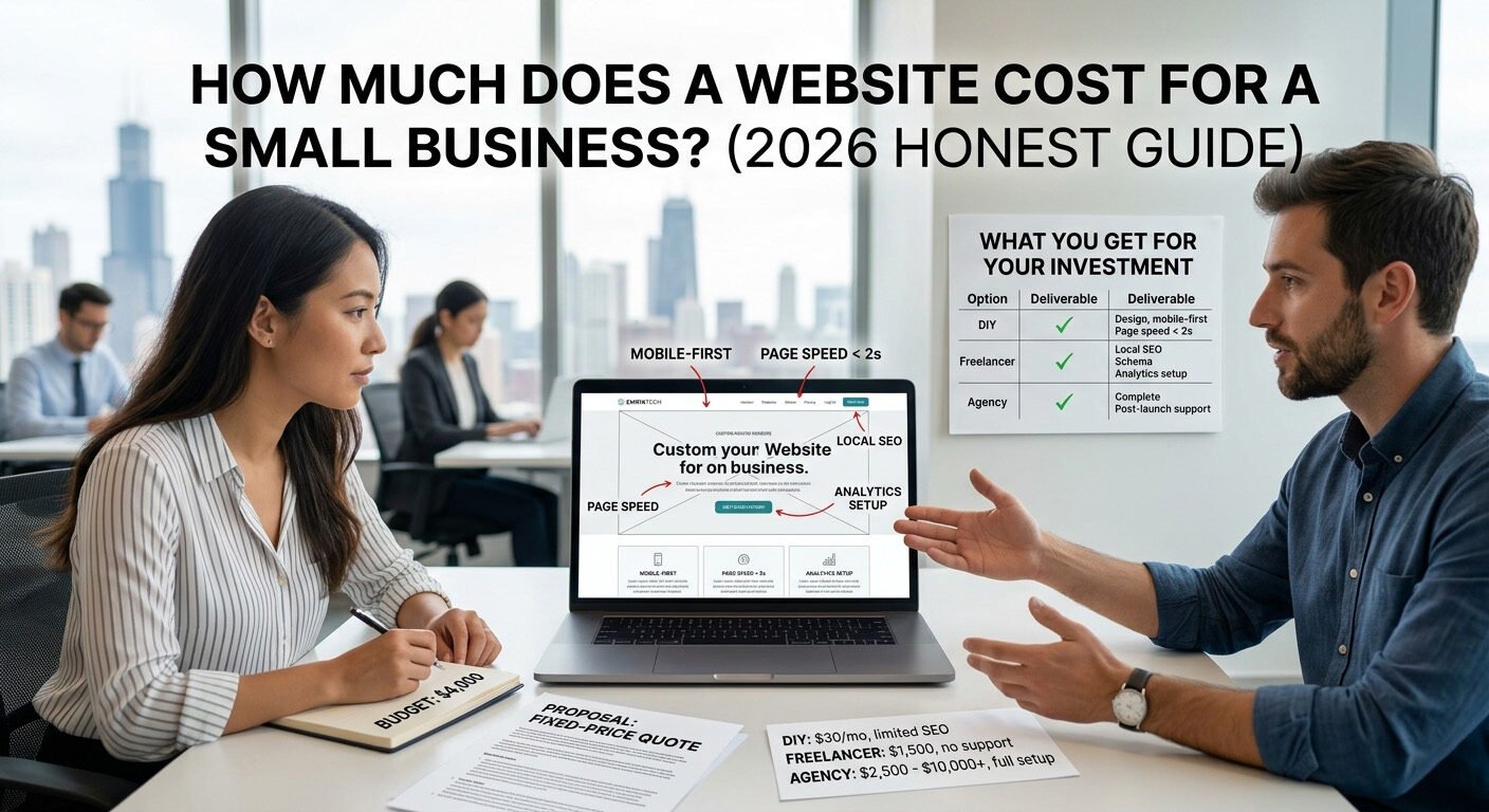 how much does a website cost for a small business