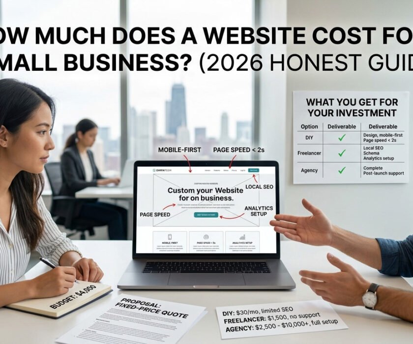 how much does a website cost for a small business