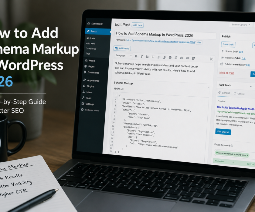 how to add schema markup WordPress 2026